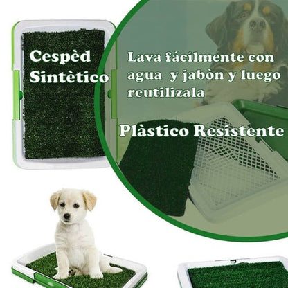 BAÑO ECOLÓGICO PORTÁTIL PARA CACHORROS