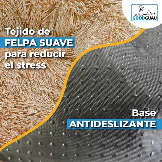 CAMA PARA MASCOTAS ANTIESTRÉS FELPA