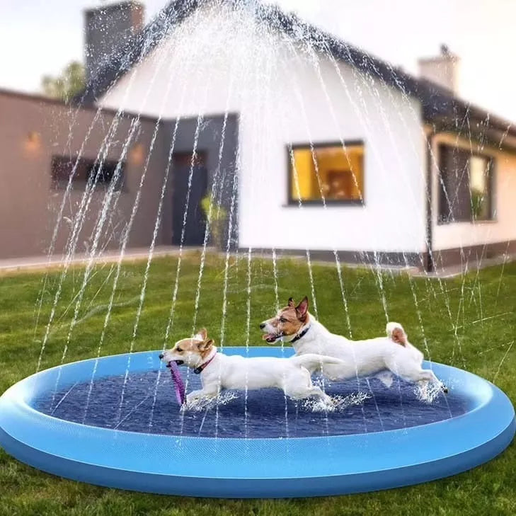 ALFOMBRA ROCIADOR PISCINA PARA MASCOTAS